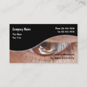 Optometrie Augenverschluss Visitenkarte (Vorderseite)