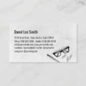 Optometrie Center Glasses Visitenkarte (Rückseite)