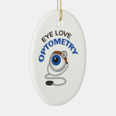 OPTOMETRIE DER AUGENLIEBE KERAMIKORNAMENT (Rechts)