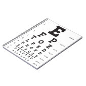 Optometrie-Foto-Notebook Notizblock (Linke Seite)
