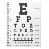 Optometrie-Foto-Notebook Notizblock (Vorderseite)