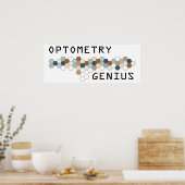 Optometrie Genius Poster (Küche)