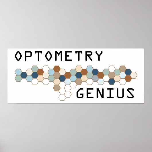 Optometrie Genius Poster (Vorne)