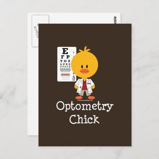 Optometrie Kick Postkarte (Vorne/Hinten)