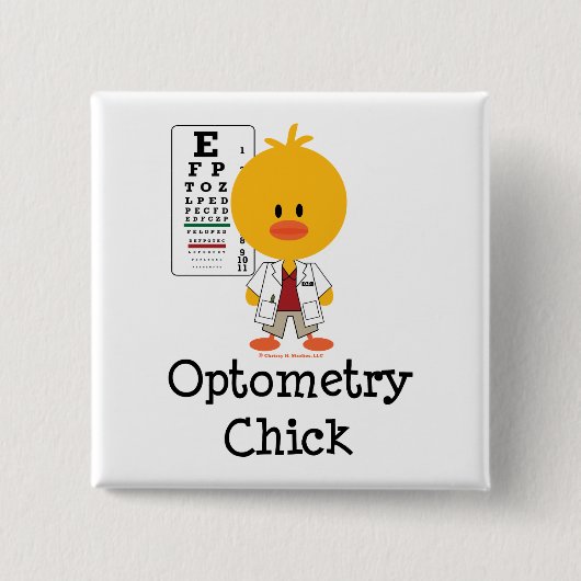 Optometrie-Küken-Knopf Button (Vorderseite)