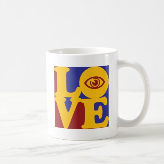 Optometrie-Liebe Kaffeetasse (Rechts)