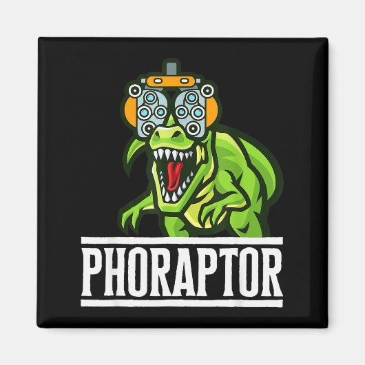 Optometrie-Maschine Phoropter Lustiger Optiker Pho Magnet (Vorne)