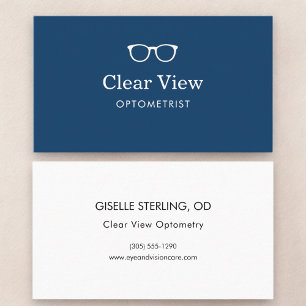 Optometrie Moderner Brillenarzt Visitenkarte