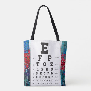 Optometrie Ophthomolgist Augenarztdiagramm-Tasche Tasche
