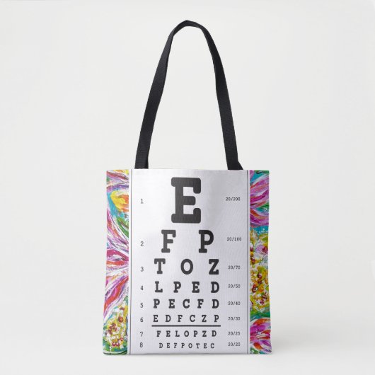 Optometrie Ophthomolgist Augenarztdiagramm-Tasche Tasche (Vorderseite)
