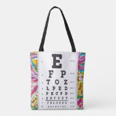 Optometrie Ophthomolgist Augenarztdiagramm-Tasche Tasche (Rückseite)
