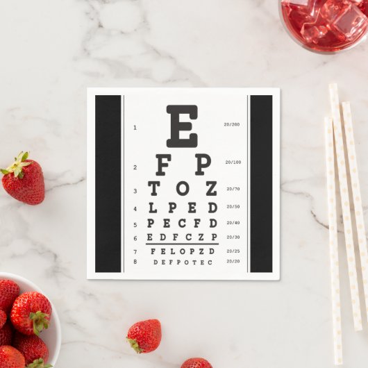 Optometrie optisches Papier Napkin Serviette (Beispiel)