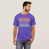 Optometrie-Schule Überlebender Fleißiger Student G T-Shirt (Vorne ganz)