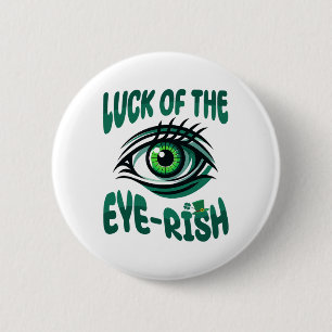 Optometrie St. Patricks Tag Optometriker Augenopti Button
