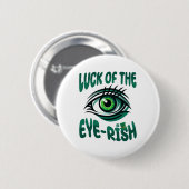 Optometrie St. Patricks Tag Optometriker Augenopti Button (Vorne & Hinten)