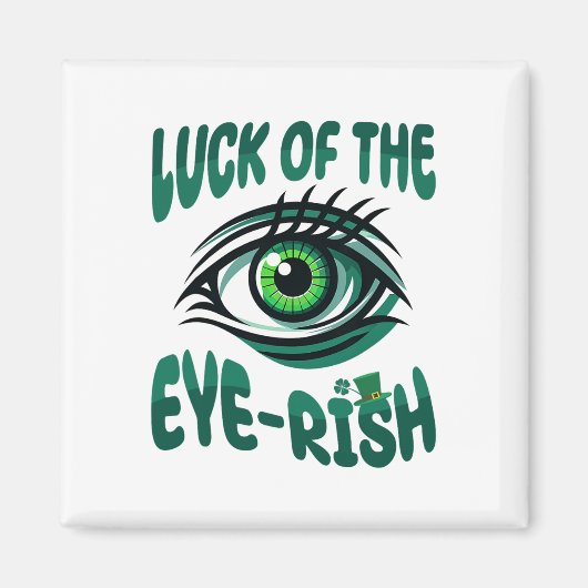 Optometrie St. Patricks Tag Optometriker Optiker A Magnet (Vorne)