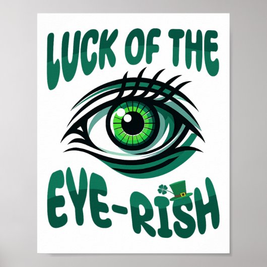 Optometrie St Patricks Tag Optometriker Optiker Au Poster (Vorne)