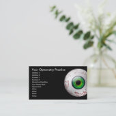 Optometriekarte Visitenkarte (Stehend Vorderseite)