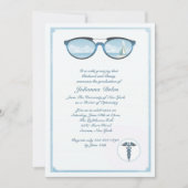 Optometriker-Abschluss-Einladung Einladung (Vorderseite)