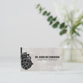 Optometriker | Arzt | Augenuntersuchung Terminkarte (Stehend Vorderseite)