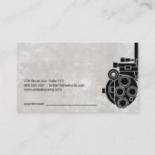 Optometriker | Arzt | Augenuntersuchung Terminkarte (Rückseite)