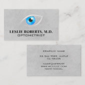 Optometriker | Auge Nah Visitenkarte (Vorne/Hinten)