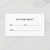 Optometriker & Augenarztvorsorge Termin (Rückseite)