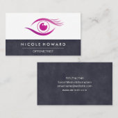 Optometriker | Augenlogos Visitenkarte (Vorne/Hinten)