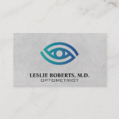 Optometriker | Augenlogos Visitenkarte (Vorderseite)