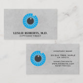 Optometriker | Augensymbol Visitenkarte (Vorne/Hinten)