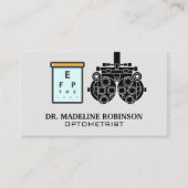 Optometriker | Ausrüstung | Augendiagramm Terminkarte (Vorderseite)