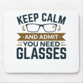 Optometriker Behalte beruhigen Eingeständnis, dass Mousepad (Vorne)