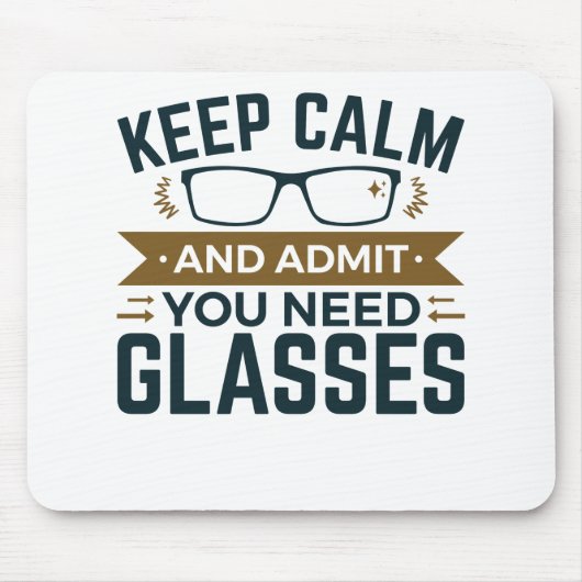 Optometriker Behalte beruhigen Eingeständnis, dass Mousepad (Vorne)