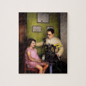 Optometriker - die Augenuntersuchung 1929 Puzzle (Vertikal)