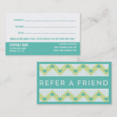 Optometriker-Empfehlungs-Visitenkarte Empfehlungskarte (Vorne/Hinten)