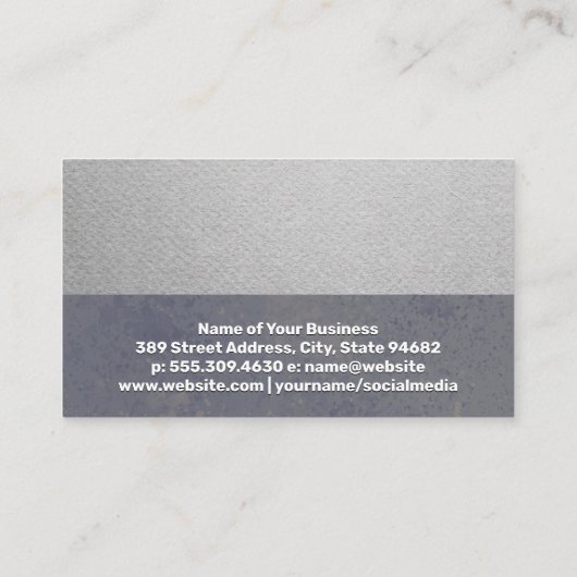 Optometriker | Farsight-Nearsight-Symbol Visitenkarte (Rückseite)