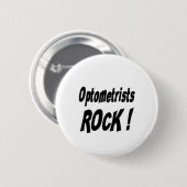 Optometriker-Felsen! Knopf Button (Vorne & Hinten)