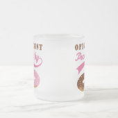 Optometriker-Geschenk (Schaumgummiringe) Mattglastasse (Mittel)