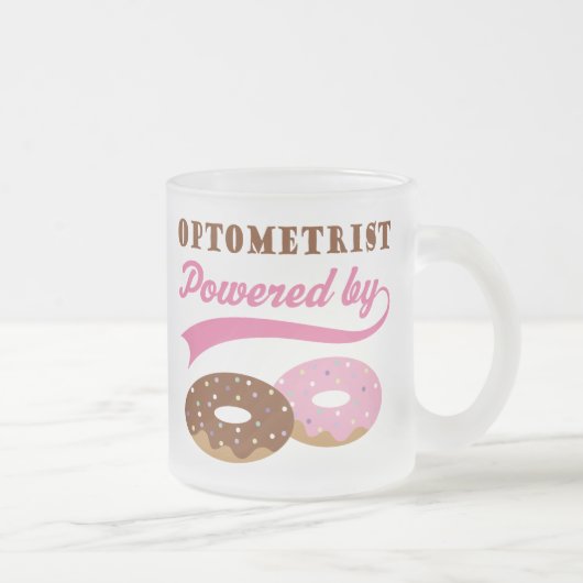 Optometriker-Geschenk (Schaumgummiringe) Mattglastasse (Rechts)