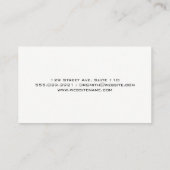 Optometriker | Gläser | Eye Exam Appo Terminkarte (Rückseite)