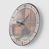 Optometriker - Gläser - Karrierewege Große Wanduhr (Winkel)