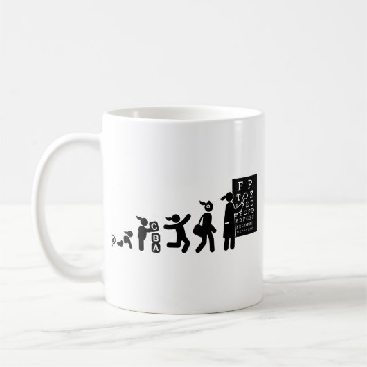 Optometriker Kaffeetasse (Links)