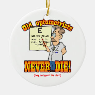 Optometriker Keramikornament
