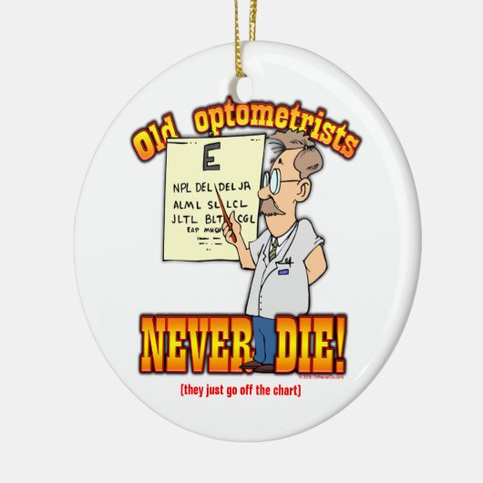 Optometriker Keramikornament (Links)