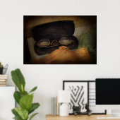 Optometriker - Lesebrille Poster (Heimbüro)
