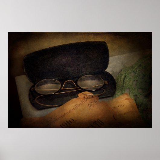 Optometriker - Lesebrille Poster (Vorne)