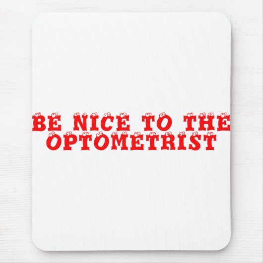 Optometriker-Mausunterlage Mousepad (Vorne)