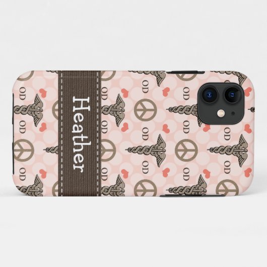 Optometriker OdCaduceus Case-Mate iPhone Hülle (Rückseite (Horizontal))