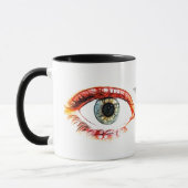 Optometriker Ophthalmologe "Auge Destiny Destiny" Tasse (Links)