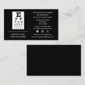 Optometriker Ophthalmologe Visitenkarte (Vorne/Hinten)